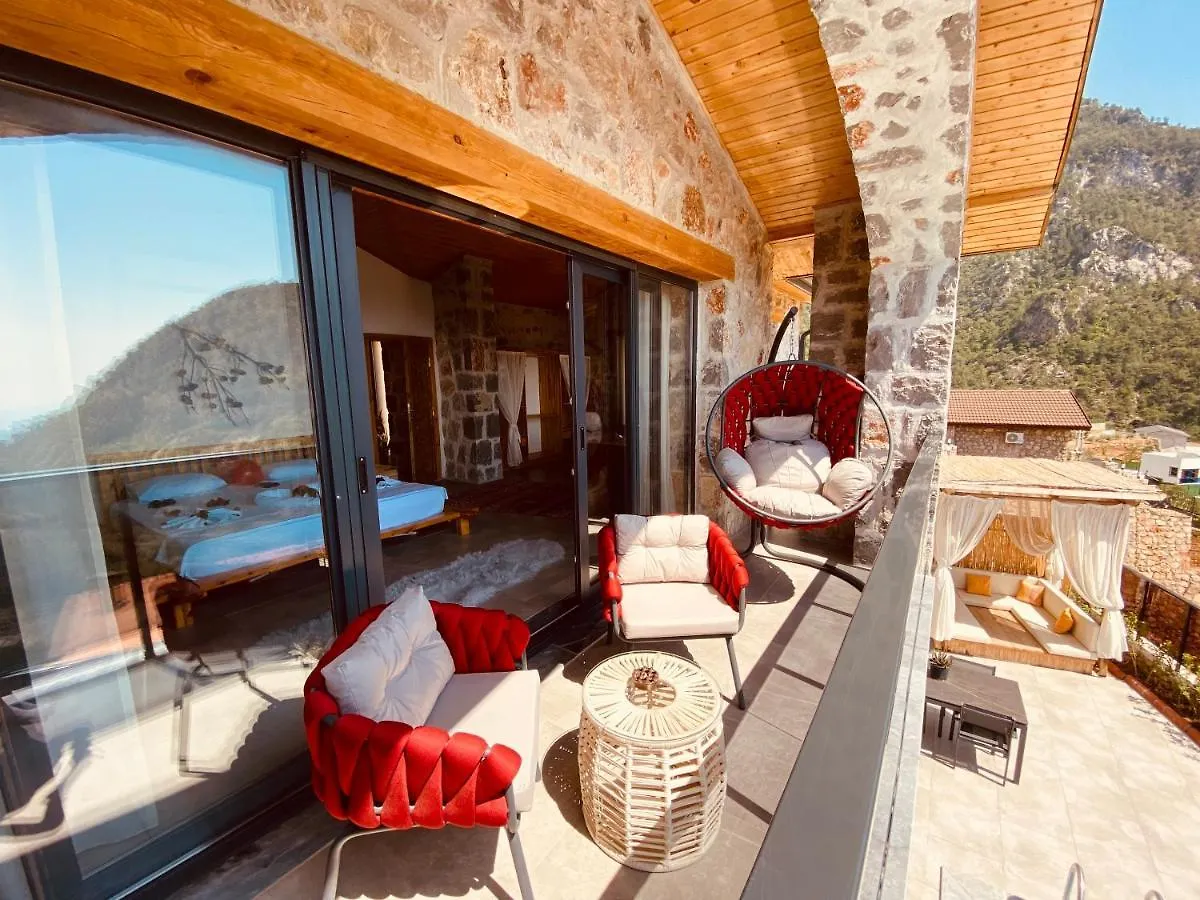 Деревянный коттедж Villa Babadag Breeze Kozagaci